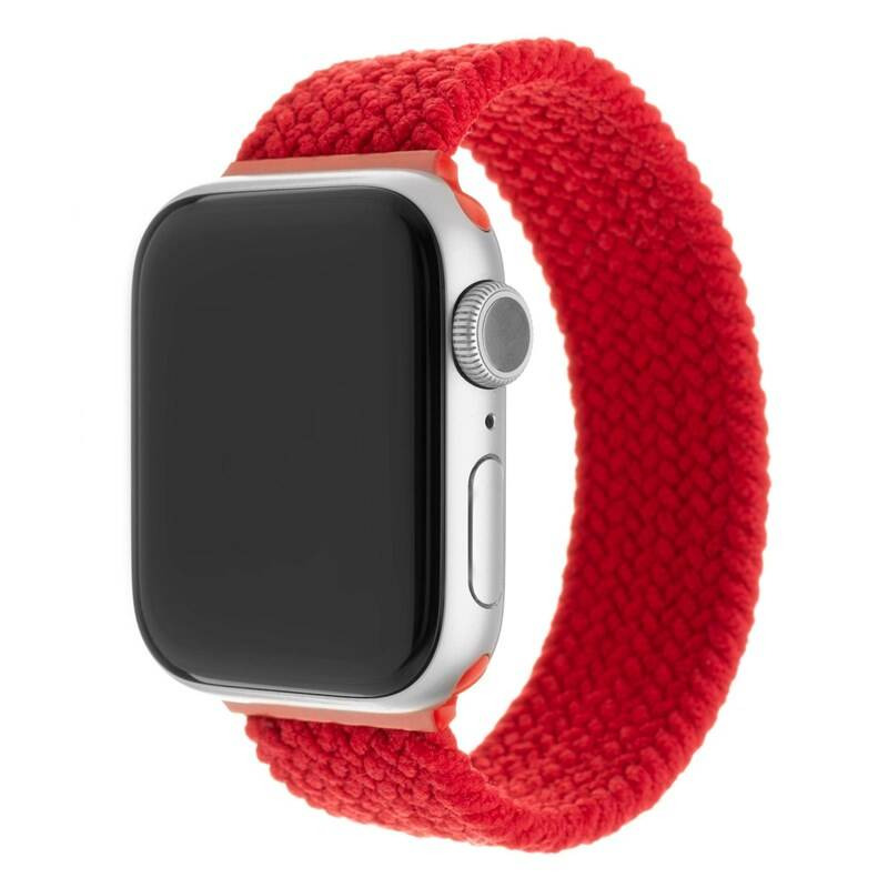 Řemínek FIXED Nylon Strap na hodinky Apple Watch 38/40/41 mm / vel. S / červená Varianta: ivi1
