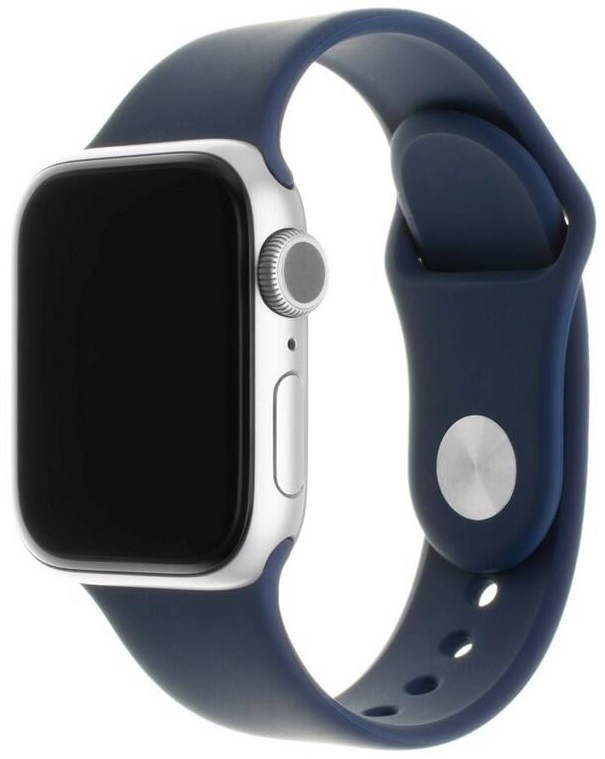 FIXED Silicone Strap silikonový řemínek set Apple Watch 42 mm/44 mm modrý