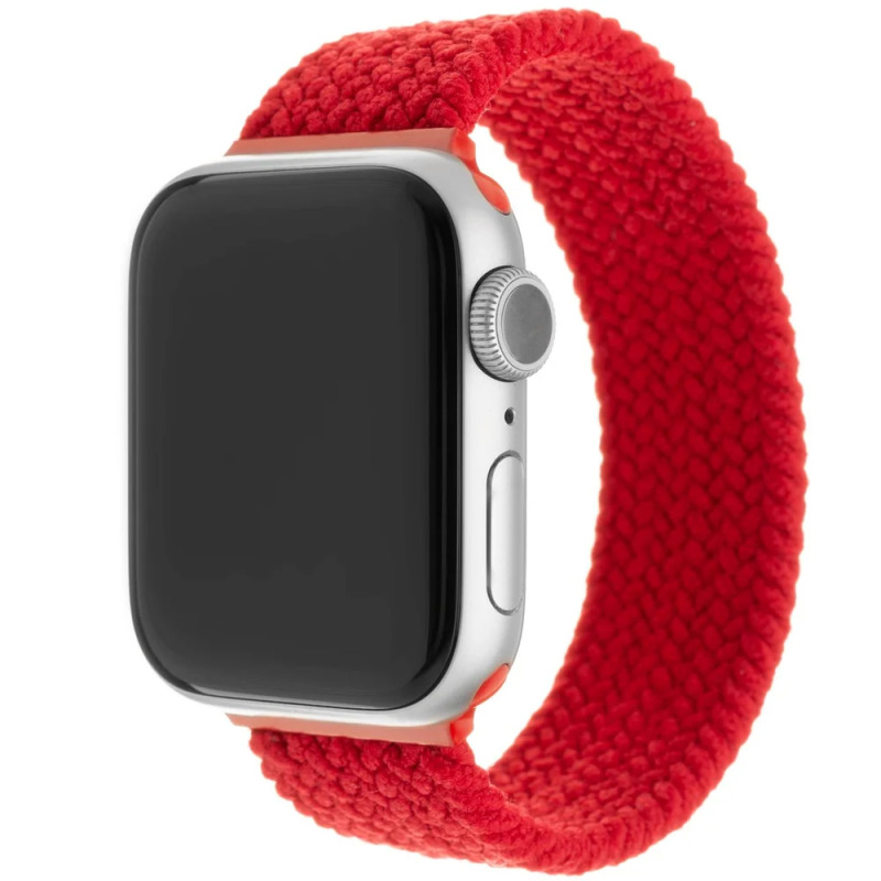 Řemínek FIXED Nylon Strap na hodinky Apple Watch 42/44/45 mm / vel. S / červená Varianta: ivi1