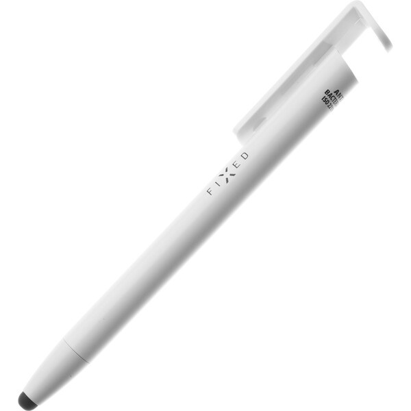 FIXED Pen 3v1 propiska se stylusem a stojánkem bílá