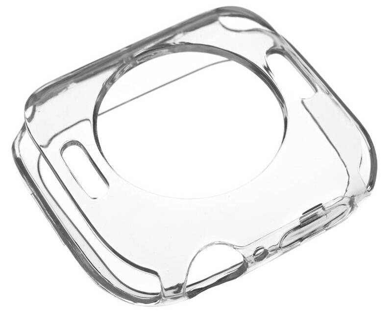 Ochranné pouzdro FIXED na hodinky Apple Watch 45 mm / silikon / transparentní Varianta: ivi1
