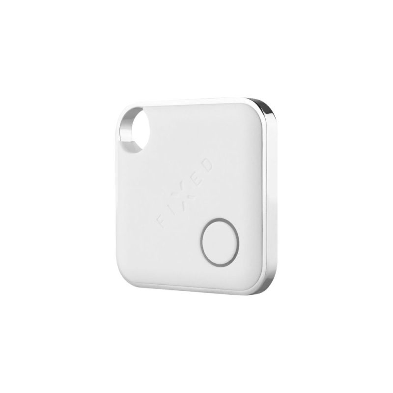 Smart tracker FIXED Tag s podporou Find My - bílý