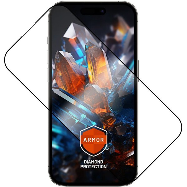 FIXED Armor prémiové tvrzené sklo s aplikátorem iPhone 14 Pro černé