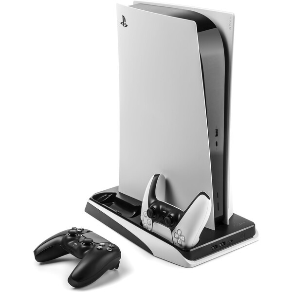 FIXED Multifunkční stanice PlayStation 5 FIXPS5-MCS-BW Černá