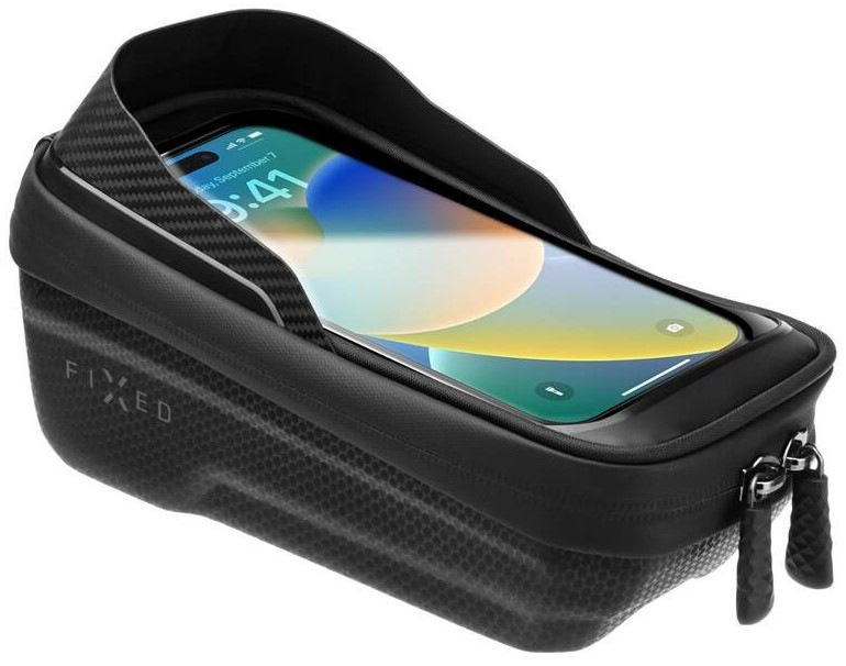 Držák na mobil FIXED Bikee Bag / 5,5–6,8" / na kolo / černá Varianta: ivi1