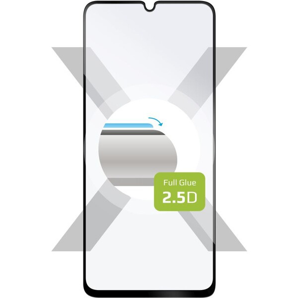 FIXED 2,5D Full-Cover tvrzené sklo Honor X7a černé