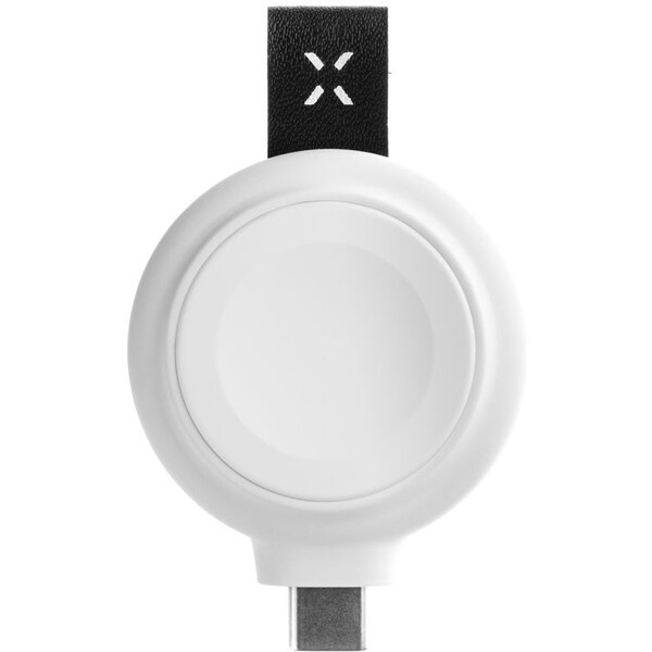 FIXED Orb magnetický nabíjecí adaptér pro Apple Watch s podporou rychlonabíjení, MFI certifikace bíl