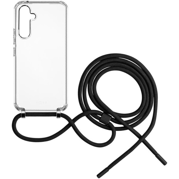FIXED Pure Neck kryt s černou šňůrkou na krk pro Samsung Galaxy A54 5G