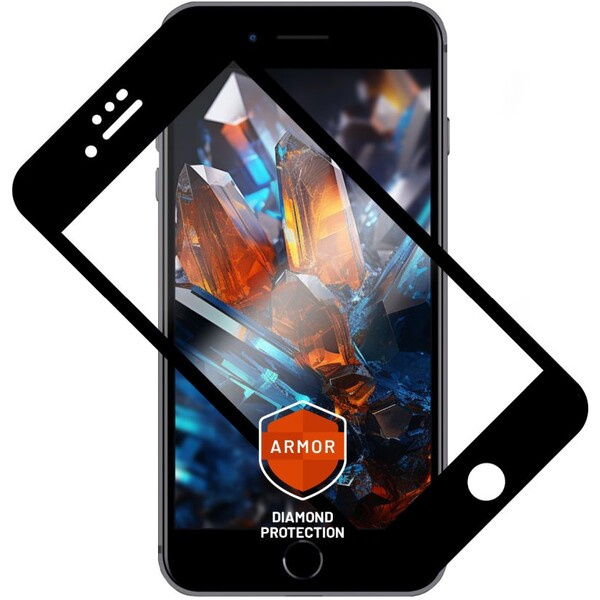 FIXED Armor prémiové tvrzené sklo s aplikátorem Apple iPhone 7/8/SE (20/22) černé
