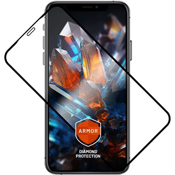 FIXED Armor prémiové tvrzené sklo s aplikátorem Apple iPhone X/XS/11 Pro černé