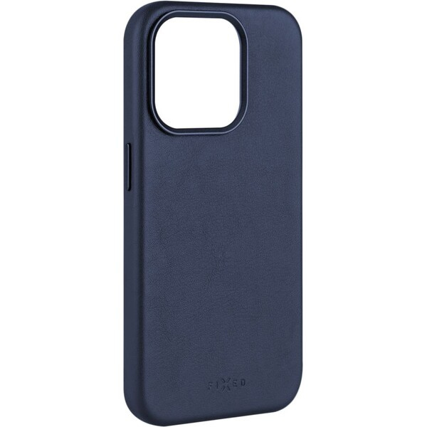 FIXED MagLeather kožený kryt s MagSafe Apple iPhone 15 modrý