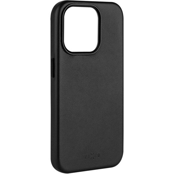 FIXED MagLeather kožený kryt s MagSafe Apple iPhone 15 Pro Max černý