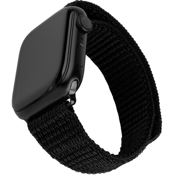 FIXED Nylon Sporty Strap řemínek Apple Watch 38/40/41mm, černý