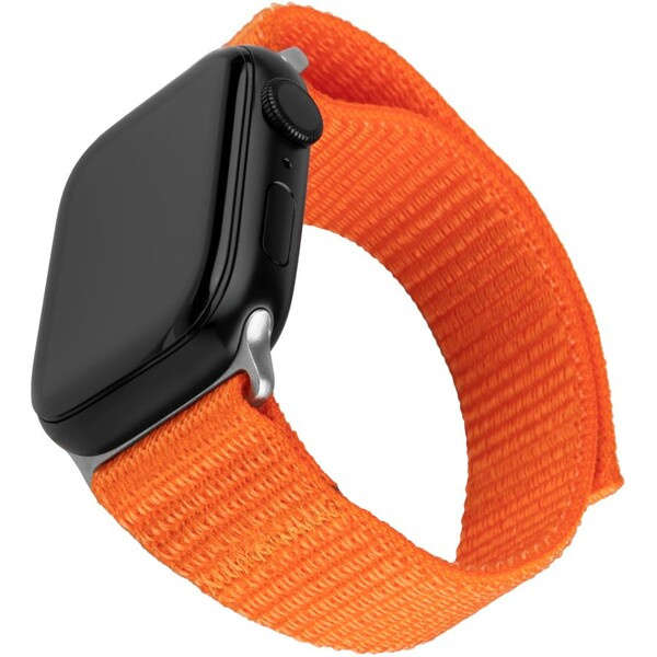 FIXED Nylon Sporty Strap řemínek Apple Watch Ultra 49mm, oranžový