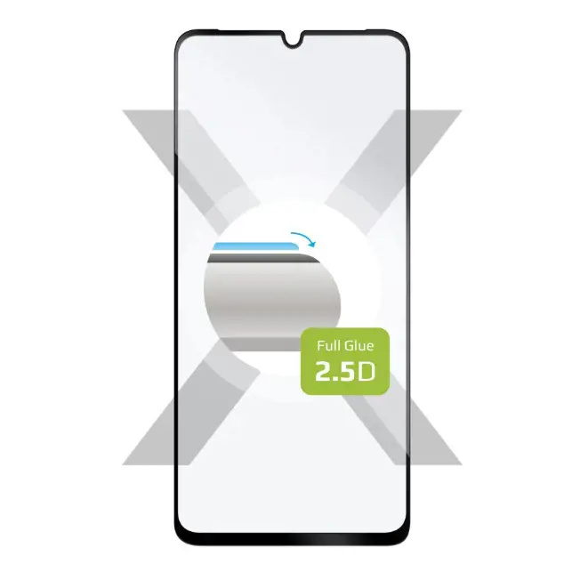 FIXED 2,5D Full-Cover tvrzené sklo Samsung Galaxy A15/A15 5G černé