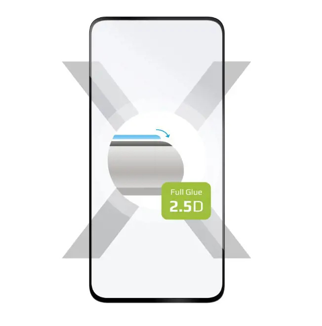 FIXED 2,5D Full-Cover tvrzené sklo Samsung Galaxy A35 5G černé
