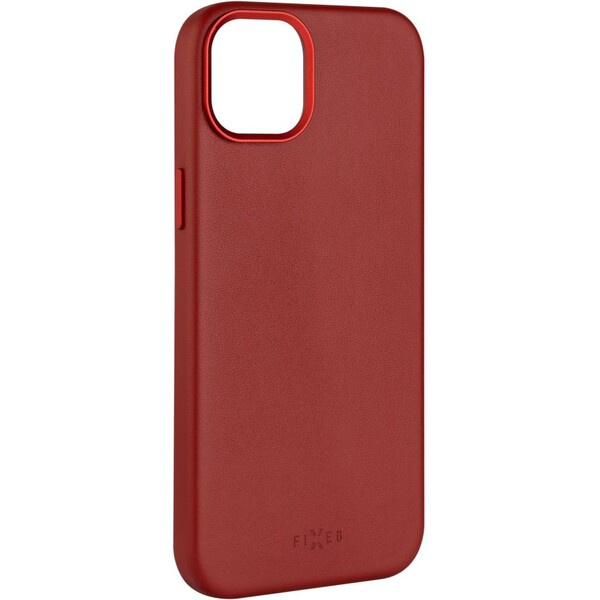 FIXED MagLeather kožený kryt s MagSafe Apple iPhone 14 červený