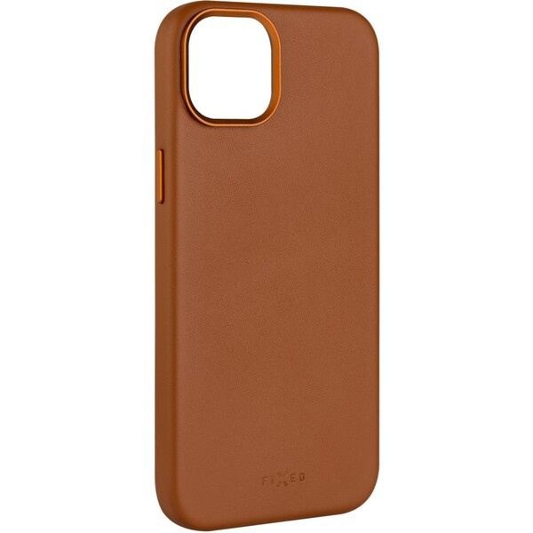 FIXED MagLeather kožený kryt s MagSafe Apple iPhone 14 hnědý