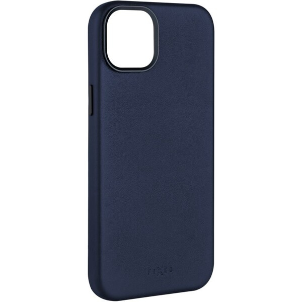 FIXED MagLeather kožený kryt s MagSafe Apple iPhone 14 modrý