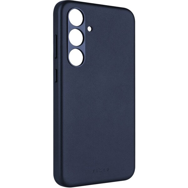 FIXED MagLeather kožený kryt s MagSafe Samsung Galaxy S24 modrý