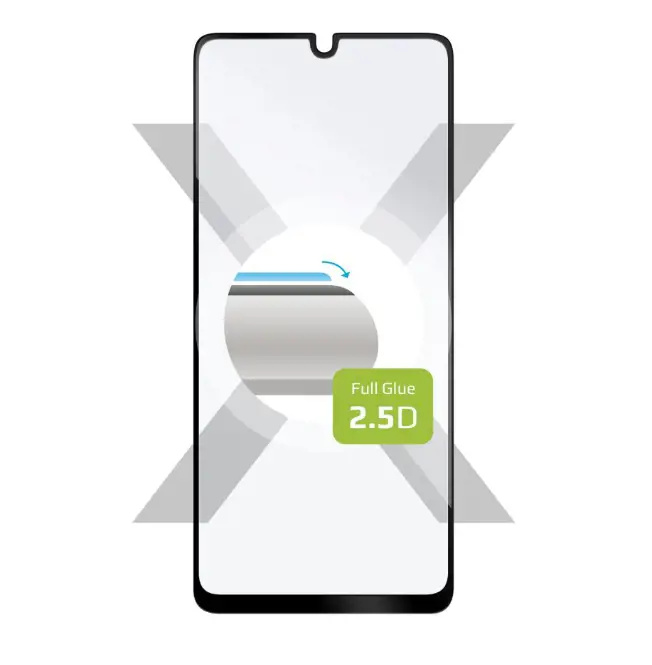 FIXED 2,5D Full-Cover tvrzené sklo Xiaomi Redmi 13C/13C 5G/POCO C65/POCO M6 5G černé