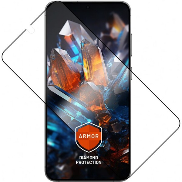 FIXED Armor prémiové tvrzené sklo s aplikátorem Samsung Galaxy S24+ černé