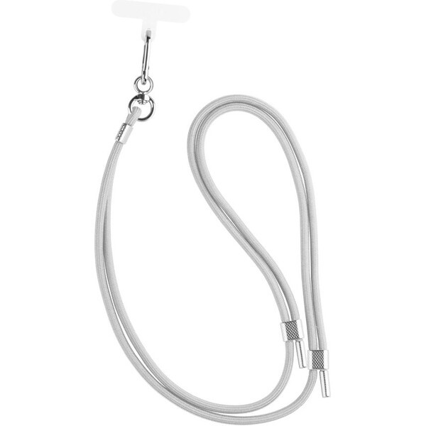 FIXED NeckUni univerzální šňůrka pro telefony se zadním krytem šedá