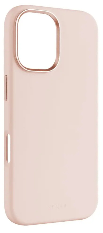 FIXED MagFlow silikonový kryt s MagSafe Apple iPhone 16 růžový