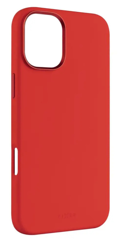 FIXED MagFlow silikonový kryt s MagSafe Apple iPhone 16 Plus červený