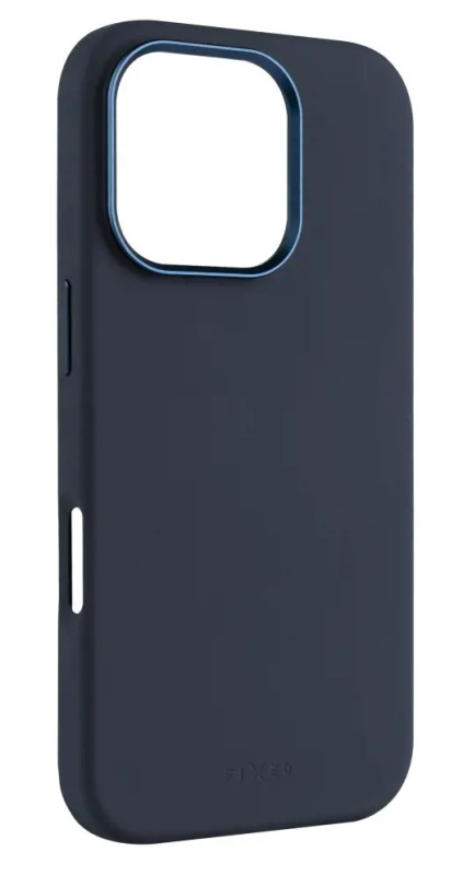 FIXED MagFlow silikonový kryt s MagSafe Apple iPhone 16 Pro modrý