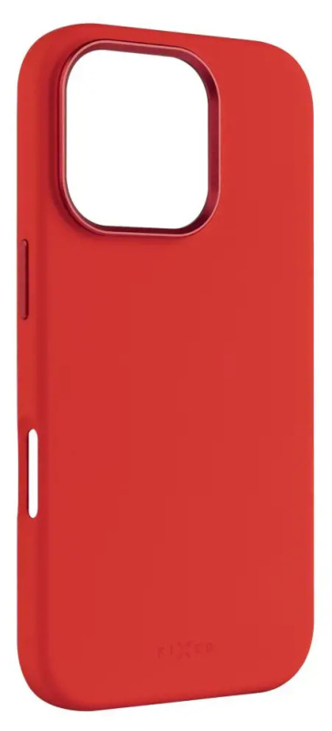 FIXED MagFlow silikonový kryt s MagSafe Apple iPhone 16 Pro červený
