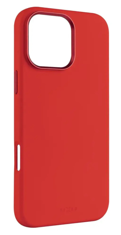 FIXED MagFlow silikonový kryt s MagSafe Apple iPhone 16 Pro Max červený