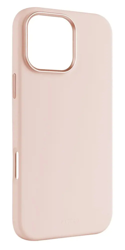 FIXED MagFlow silikonový kryt s MagSafe Apple iPhone 16 Pro Max růžový