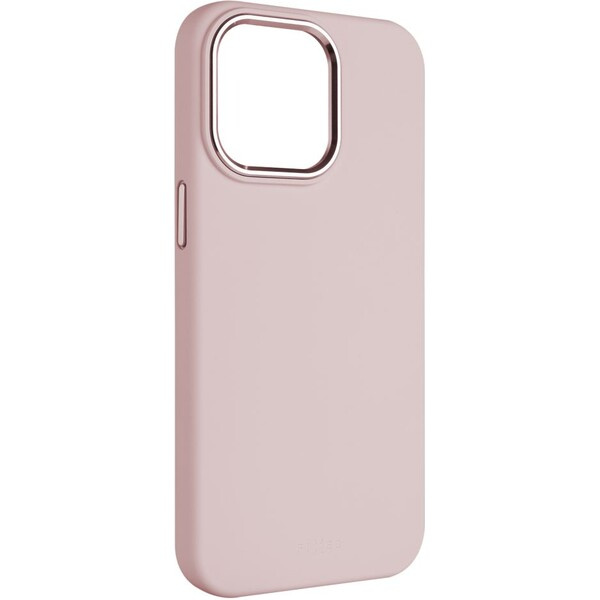 FIXED MagFlow silikonový kryt s MagSafe Apple iPhone 16 Pro Max růžový