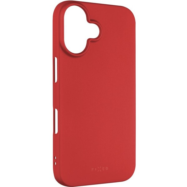 FIXED Story silikonový kryt Apple iPhone 16 červený