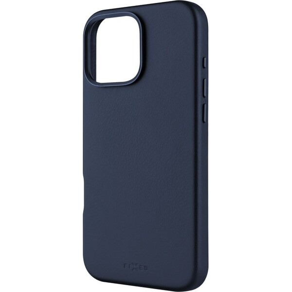 FIXED MagLeather kožený kryt s MagSafe Apple iPhone 16 Pro Max modrý