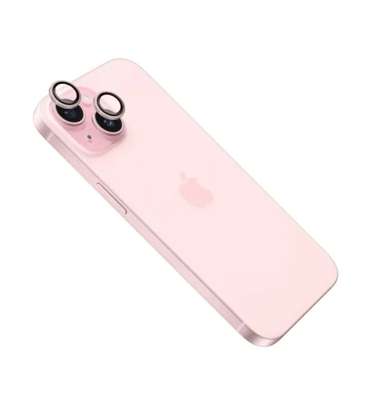 FIXED Camera Glass ochranná skla Apple iPhone 16/16 Plus růžová