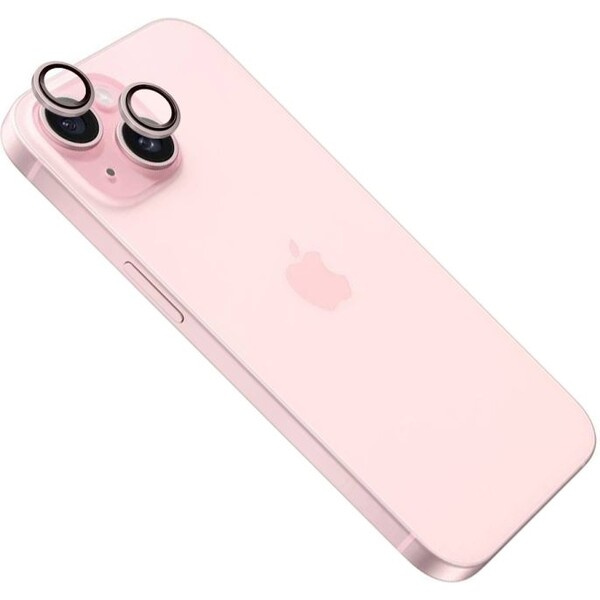 FIXED Camera Glass ochranná skla Apple iPhone 16/16 Plus růžová