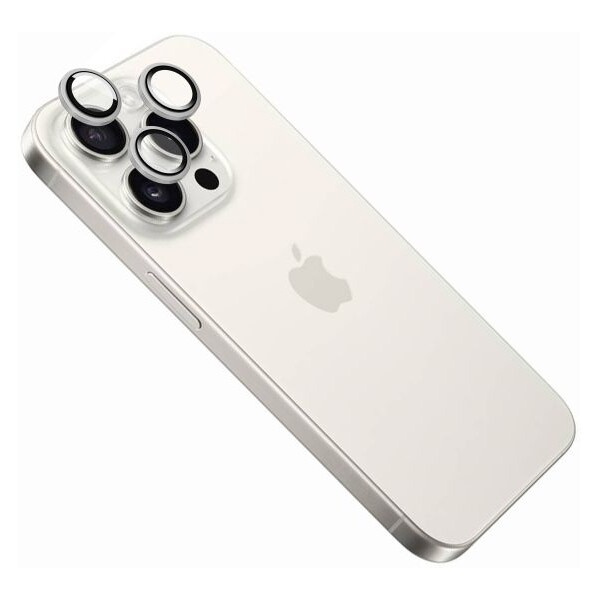 FIXED Camera Glass ochranná skla Apple iPhone 16 Pro/16 Pro Max bílý titan