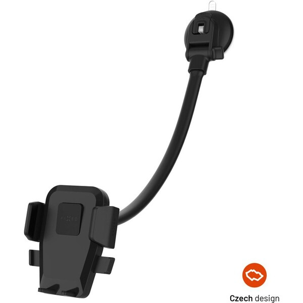 FIXED Iconiq Flex XL univerzální držák do auta na sklo nebo na palubní desku černý