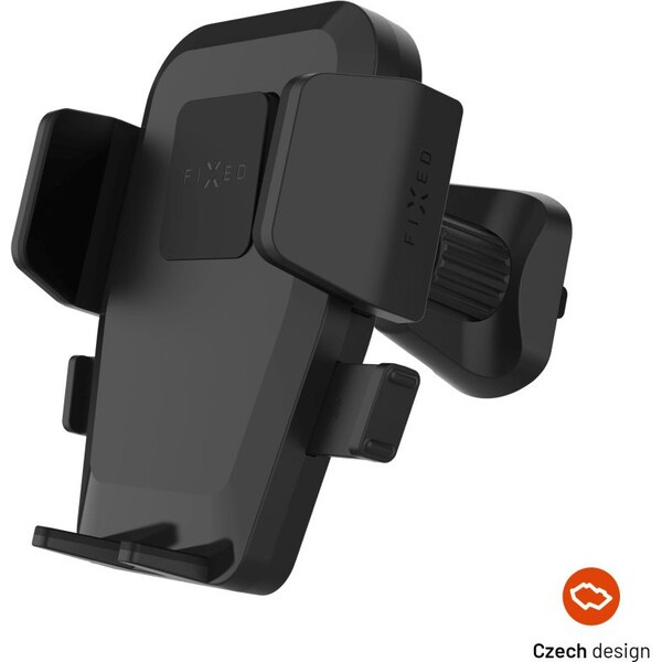 FIXED Iconiq Lock univerzální držák do auta s úchytem do ventilační mřížky černý