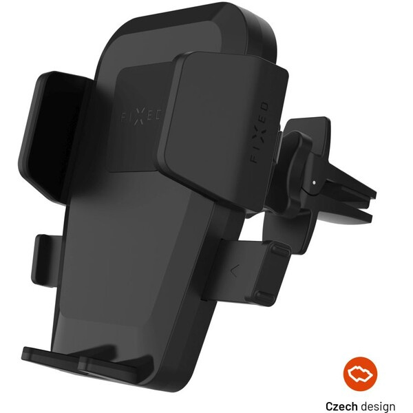 FIXED Iconiq Vent univerzální držák do auta s úchytem na ventilační mřížku černý