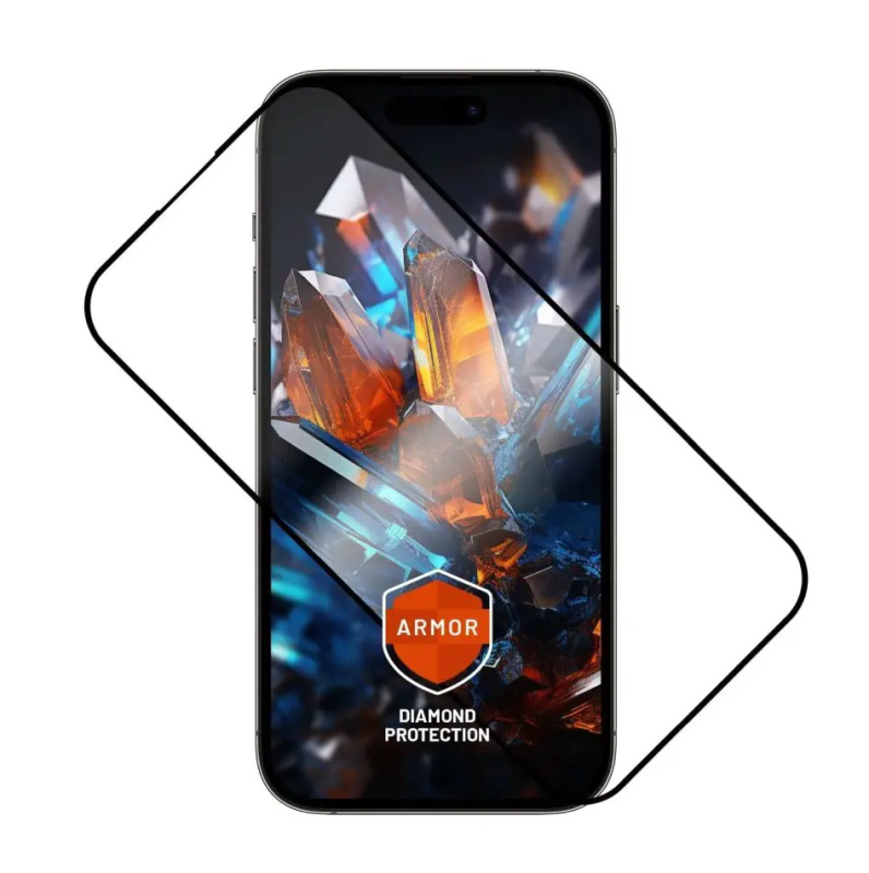 FIXED Armor 2,5D sklo s Anti-dust a AR vrstvou Apple iPhone 15/16