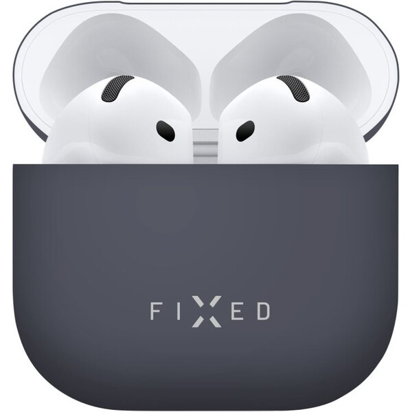 FIXED Silky silikonové pouzdro pro Apple AirPods 4 modré