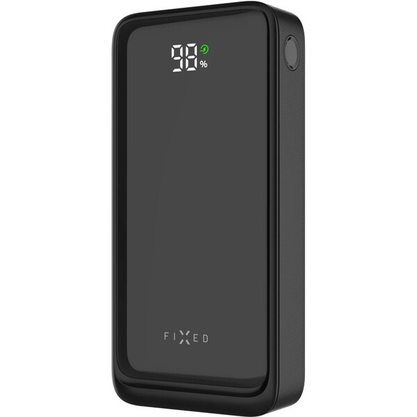 FIXED Zen2 20 powerbanka s LCD displejem a PD 20W, 20 000 mAh, černá