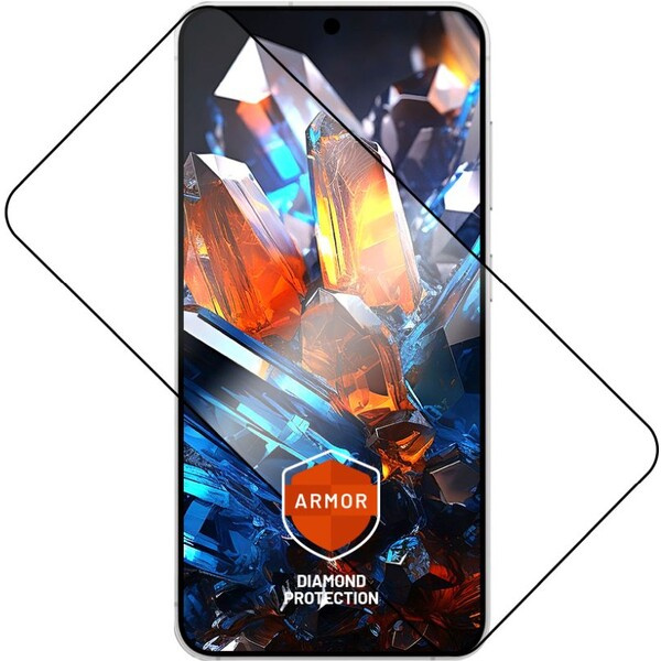 FIXED Armor 2,5D sklo s Anti-dust a AR vrstvou Samsung Galaxy S25 černé