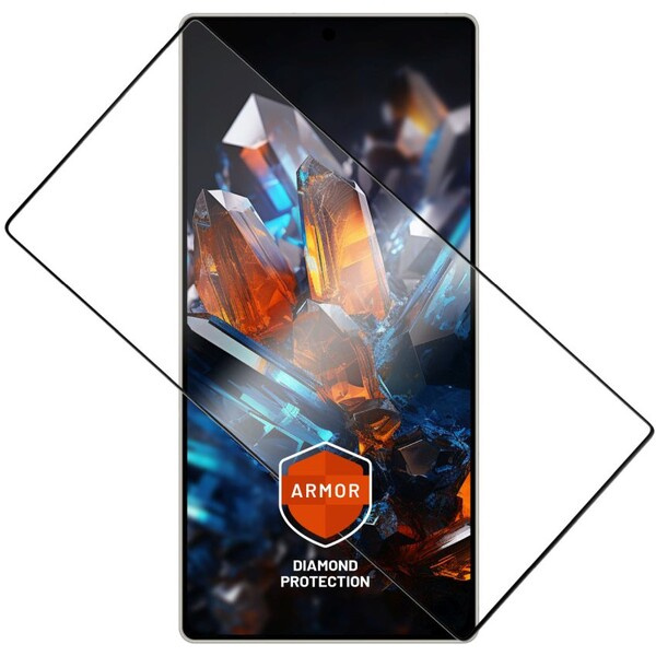 FIXED Armor 2,5D sklo s Anti-dust a AR vrstvou Samsung Galaxy S25 Ultra černé