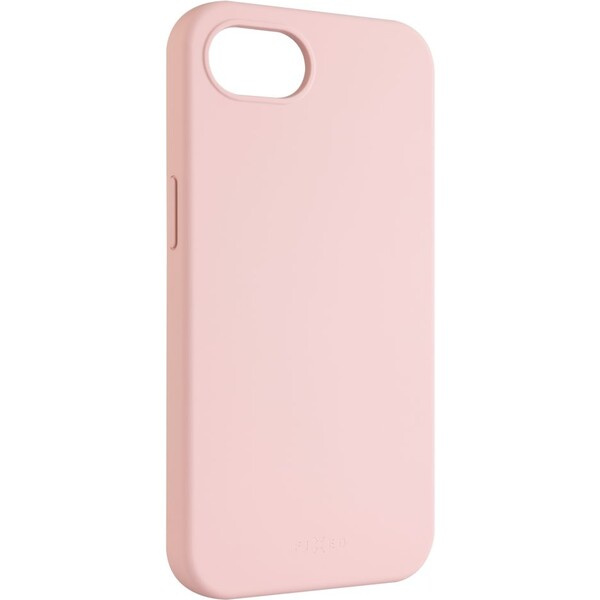 FIXED MagFlow silikonový kryt s MagSafe Apple iPhone 16e růžový