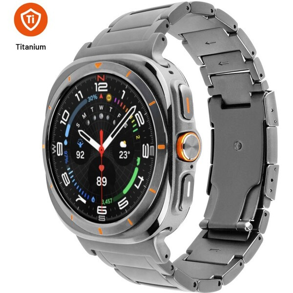 FIXED Titanium Strap řemínek Samsung Galaxy Watch Ultra, přírodní titan