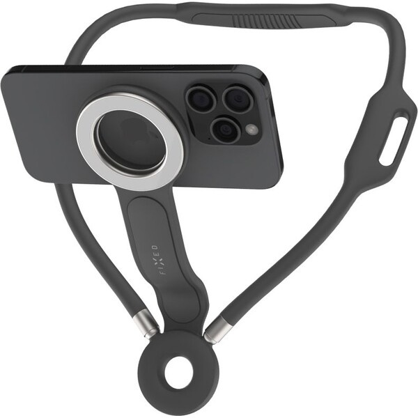 FIXED Creator Neck Phone Holder MagSafe držák na krk šedý